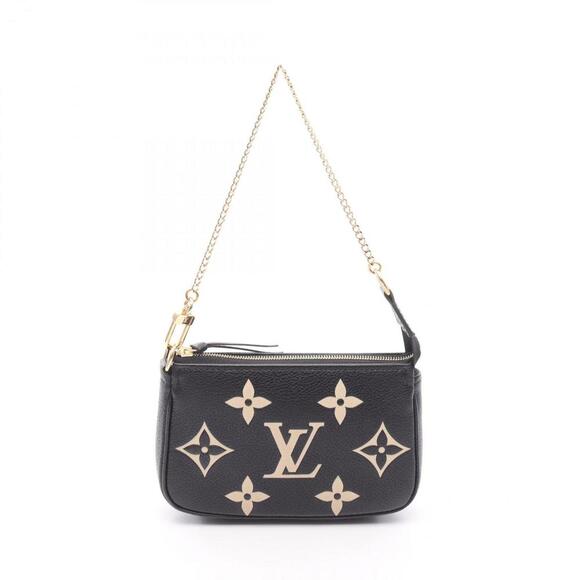 LOUIS VUITTON Black Monogram Leather Mini Bag - Picture 1 of 6